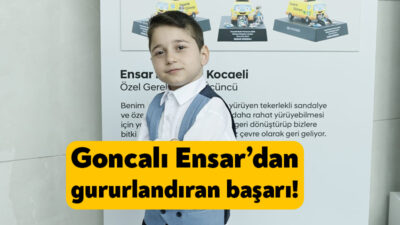 Kocaeli Büyükşehir Belediyesi Gonca Engelsiz Yaşam Merkezi’nde eğitim alan Ensar