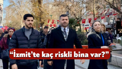 İYİ Parti İzmit İlçe Başkanı Haluk Tamyüksel, İzmit’in deprem riski