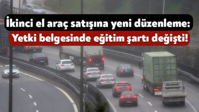 Ticaret Bakanlığı, ikinci el araç satışına dair yeni bir düzenleme
