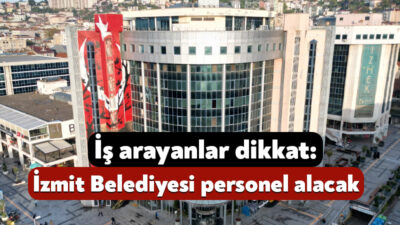 İzmit Belediyesi iştirakleri bünyesinde su sporları eğitmeni ve operasyon personeli