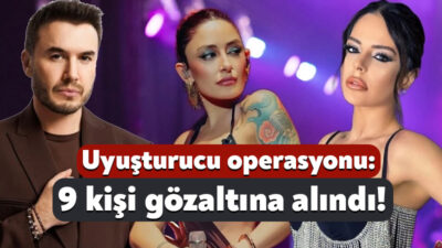 Ünlülere yönelik uyuşturucu soruşturması kapsamında yeni bir operasyon daha yapıldı.