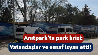 İzmit’te Kocaeli metrosu inşaatının devam ettiği Anıtpark bölgesinde otopark krizi