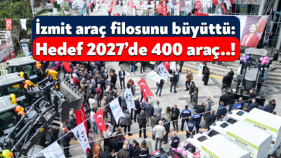 Fatma Başkan öncülüğünde araç filosunu güçlendirmeyi sürdüren İzmit Belediyesi, yerli