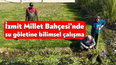 Kocaeli Büyükşehir Belediyesi, İzmit Millet Bahçesi içerisinde yer alan gölette