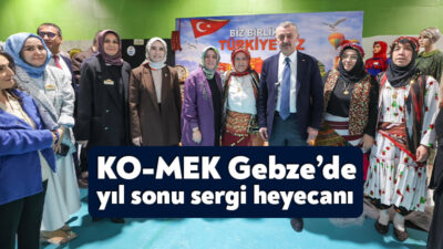 Kocaeli Büyükşehir Belediyesi’nin Halk Üniversitesi KO-MEK, beşinci ilçe sergisini Gebze’de