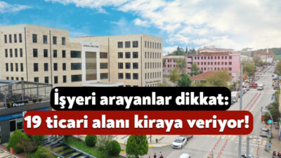 Kandıra Belediyesi 19 ticari ve 5 tarım alanını kiraya verecek.