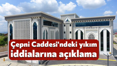 Kartepe Belediyesi, Çepni Caddesi'ndeki duble yol çalışmaları kapsamında gerçekleştirilen bahçe