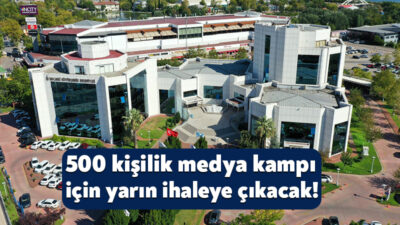Kocaeli Büyükşehir Belediyesi, 500 kişiden oluşan medya kampı düzenleyecek. Söz