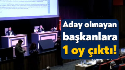 Kocaeli Büyükşehir Belediyesi Nisan Ayı Meclis Toplantısında katip üye, encümen