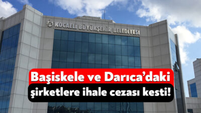 Kocaeli Büyükşehir Belediyesi, Başiskele’de ve Darıca’da faaliyet gösteren Cengizhan Çelik