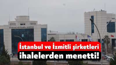 Kocaeli Büyükşehir Belediyesi, İstanbul ve İzmit’te faaliyet gösteren iki şirkete