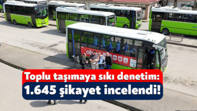 Kocaeli Büyükşehir Belediyesi’nin yılın ilk aylarında toplu taşıma araçlarına yönelik