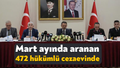 Kocaeli Valisi İlhami Aktaş, kent genelinde mart ayında gerçekleştirilen güvenlik