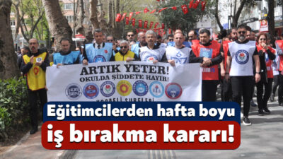 Kahramanmaraş’ta yaşanan vahim olayın ardından Kocaeli’deki eğitim sendikaları bu hafta