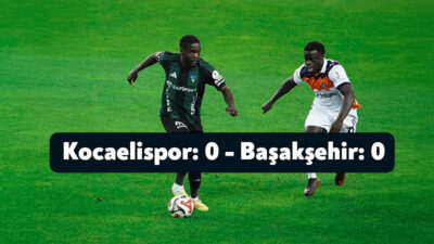 Süper Lig'in 28. haftasında Kocaelispor evinde Başakşehir'i ağırlıyor. Avrupa kupalarına