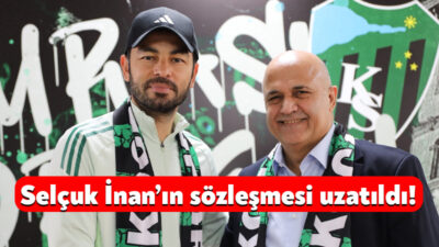 Trendyol Süper Lig’de mücadele eden Kocaelispor’da teknik direktör Selçuk İnan’ın