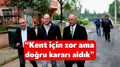 Körfez Belediye Başkanı Şener Söğüt, altyapının tamamlandığı, üst yapı çalışmalarının