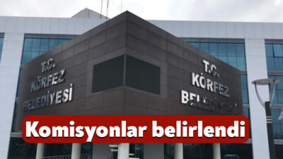 Körfez Belediyesi’nin Nisan Ayı Meclis Toplantısı’nda başkan vekilleri, encümen üyeleri