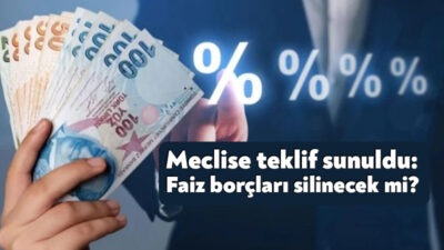 Meclis’te kredi ve kartların tüm faiz ve gecikme borçlarının silinerek