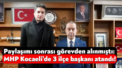 MHP’de genel merkez tarafından atamalara yönelik önemli gelişmeler yaşandı. Kocaeli’nin
