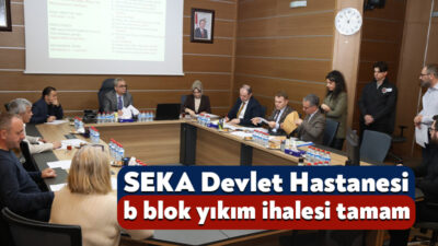 Kocaeli Büyükşehir Belediyesi’nin haftalık encümen toplantısında SEKA Devlet Hastanesi B