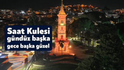 Kocaeli Büyükşehir Belediyesi, İzmit Saat Kulesi’nde yürüttüğü restorasyon çalışmalarının tamamlanmasının