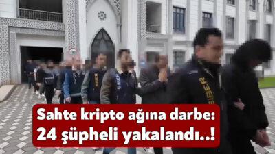 Kocaeli merkezli 9 ilde düzenlenen operasyonda, kripto yatırım vaadiyle indirtilen