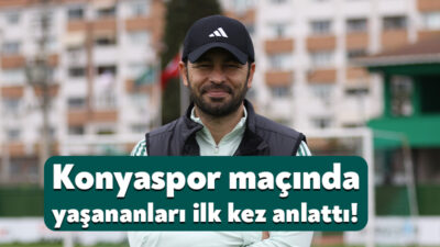 Kocaelispor Teknik Direktörü Selçuk İnan, Konyaspor maçında kırmızı kart gördükten