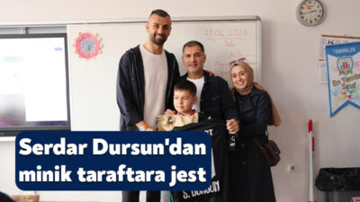 Kocaelispor - Göztepe maçında Serdar Dursun'un penaltı golünü telefonla kaydeden