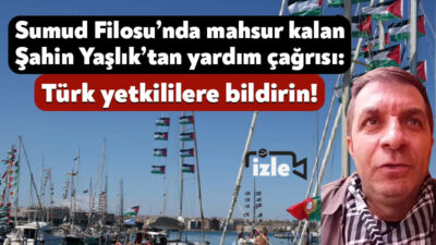 İsrail donanması Gazze’ye yardım taşımakta olan Küresel Sumud Filosu’na uluslararası
