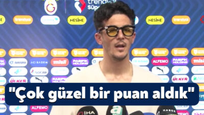 Kocaelisporlu futbolcu Tayfur Bingöl, 1-1 sona eren Galatasaray maçının