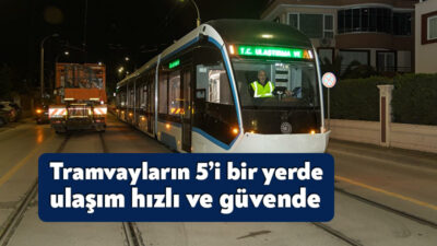 Kocaeli Büyükşehir Belediyesi, raylı sistem ağını her geçen gün güçlendirmeye