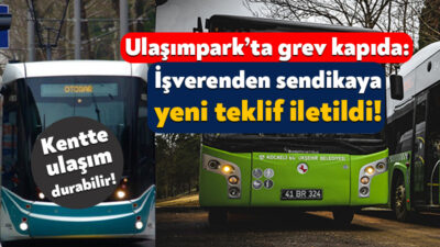 Kocaeli Büyükşehir Belediyesi’nin iştiraklerinden olan Ulaşımpark’ta bir süre önce toplu