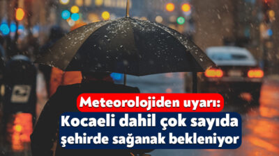 Meteoroloji Genel Müdürlüğü, 25 Mayıs 2026 Kocaeli hava durumu raporunu