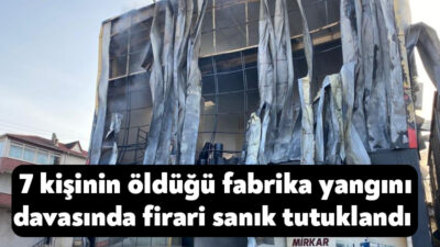 Kocaeli'nin Dilovası ilçesinde kozmetik dolum tesisinde çıkan ve 7 kişinin
