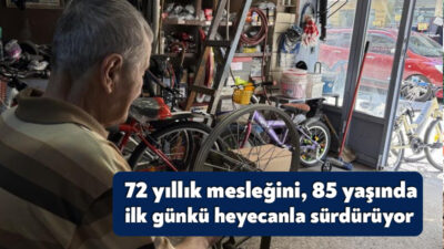 Kocaeli'de 1953 yılında çırak olarak adım attığı bisikletçilik mesleğini 72