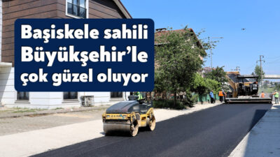 Kocaeli Büyükşehir Belediyesi, Başiskele Körfez Mahallesi sahil hattında yürüttüğü ulaşım