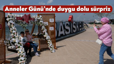 Başiskele Belediyesi’nin “Gönül Bağı” projesi kapsamında Anneler Günü’nde gerçekleştirilen sürpriz