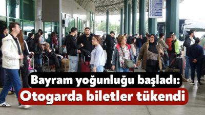 Kocaeli'de 9 günlük bayram tatili dolayısıyla otogarda yoğunluk yaşanıyor. Memleketlerine