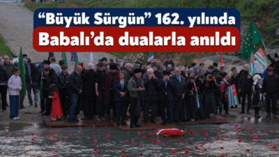 Kocaeli Büyükşehir Belediyesi öncülüğünde Babalı Sahili’nde düzenlenen “1864 Büyük Sürgünü