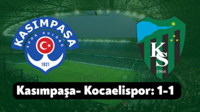 Trendyol Süper Lig’in 32’nci haftasında Kocaelispor, İstanbul’da Kasımpaşa’ ya konuk
