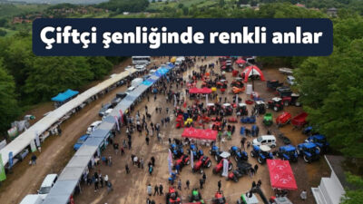 Kocaeli'de İzmit Sapakpınar'da düzenlenen 11. Çiftçi Şenliği, üreticilerin yoğun katılımıyla
