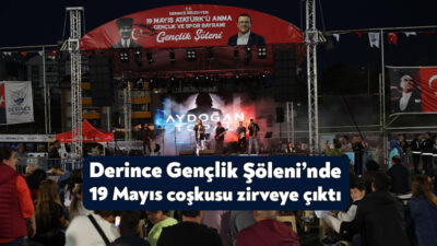 19 Mayıs Atatürk’ü Anma, Gençlik ve Spor Bayramı Derince’de büyük