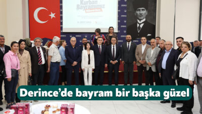 Kurban Bayramı dolayısıyla düzenlenen programlar kapsamında ilk olarak Derince Şehitliği’ni