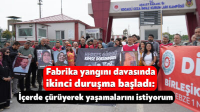 Kocaeli'nin Dilovası ilçesinde kozmetik dolum tesisinde çıkan ve 7 kişinin