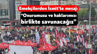 1 Mayıs İşçi Bayramı yurt genelinde olduğu gibi Kocaeli’de de