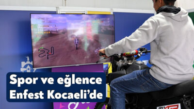 Kocaeli Büyükşehir Belediyesi’nin 19 Mayıs etkinlikleri kapsamında düzenlediği EnFest’te kurulan