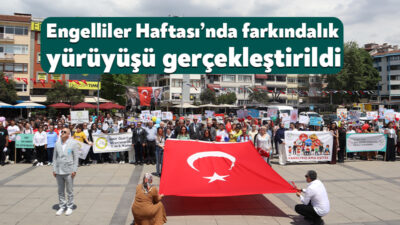 Engelliler Haftası kapsamında, Kocaeli İl Millî Eğitim Müdürlüğü “Farkındalık Yürüyüşü”