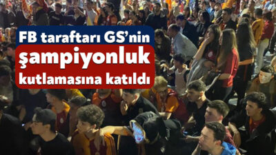 Galatasaray'ın Trendyol Süper Lig'de şampiyonluğunu ilan etmesiyle Kocaeli'de taraftarlar sokağa