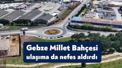 Kocaeli Büyükşehir Belediyesi’nin Gebze’ye kazandırdığı Millet Bahçesi, yalnızca yeşil alan